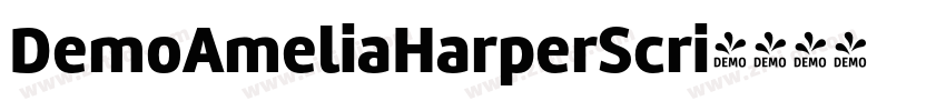DemoAmeliaHarperScri字体转换