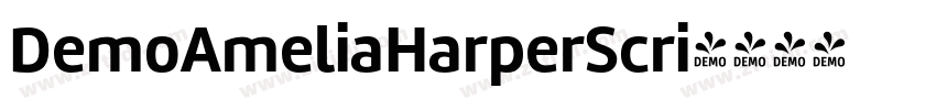 DemoAmeliaHarperScri字体转换
