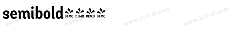 semibold字体转换 semibold字体转换