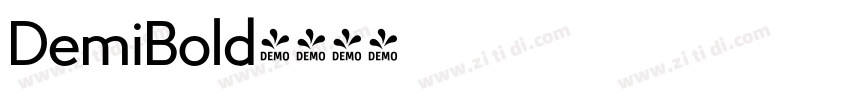 DemiBold字体转换