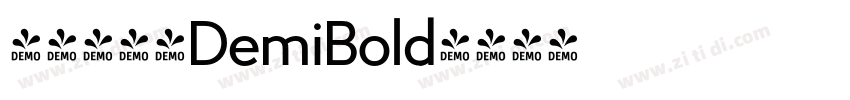 方正锐正圆DemiBold字体转换