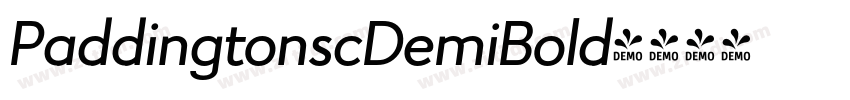 PaddingtonscDemiBold字体转换
