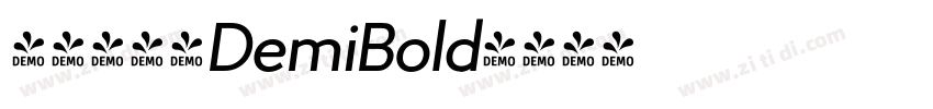 方正锐正圆DemiBold字体转换