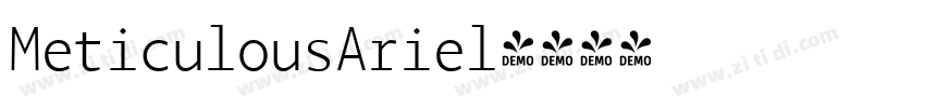 MeticulousAriel字体转换