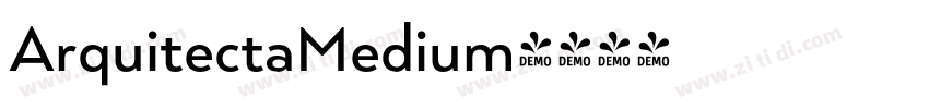 ArquitectaMedium字体转换