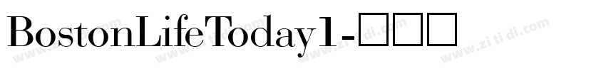 BostonLifeToday1字体转换