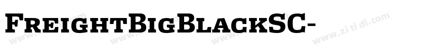 FreightBigBlackSC字体转换
