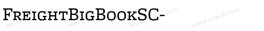 FreightBigBookSC字体转换