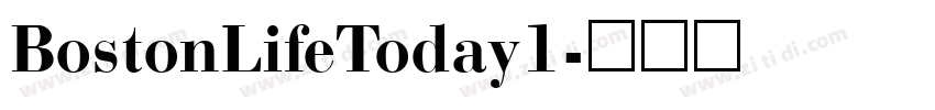 BostonLifeToday1字体转换