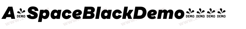 A-SpaceBlackDemo字体转换