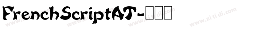 FrenchScriptAT字体转换