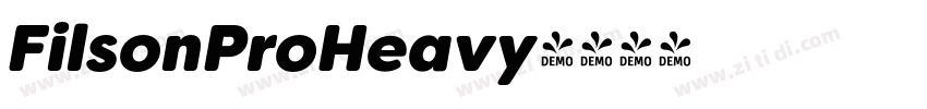 FilsonProHeavy字体转换