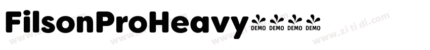 FilsonProHeavy字体转换