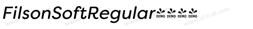 FilsonSoftRegular字体转换