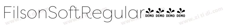 FilsonSoftRegular字体转换