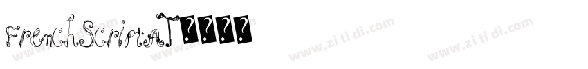FrenchScriptAT字体转换