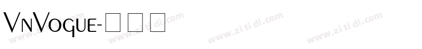 VnVogue字体转换