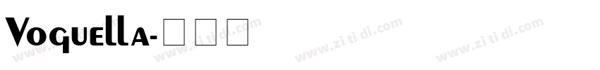 Voguella字体转换