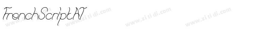 FrenchScriptAT字体转换