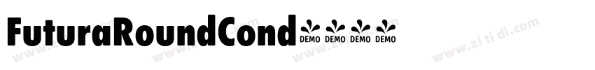 FuturaRoundCond字体转换