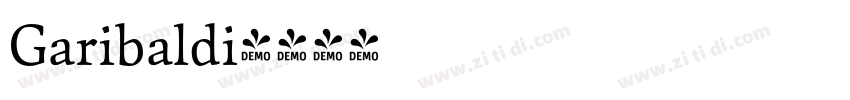 Garibaldi字体转换 Garibaldi字体转换
