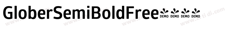 GloberSemiBoldFree字体转换