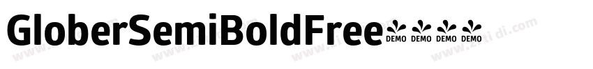 GloberSemiBoldFree字体转换