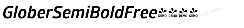 GloberSemiBoldFree字体转换