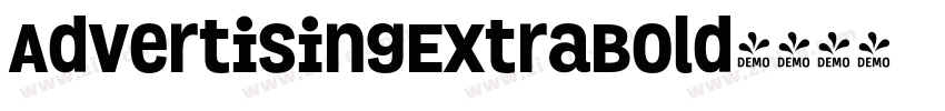 AdvertisingExtraBold字体转换