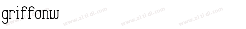 GriffonW01字体转换