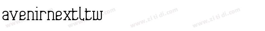 avenirnextltw01字体转换