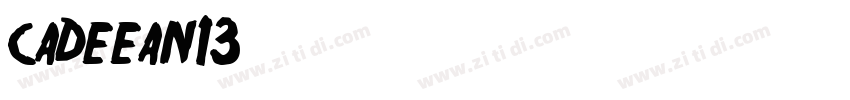 cadeean13字体转换