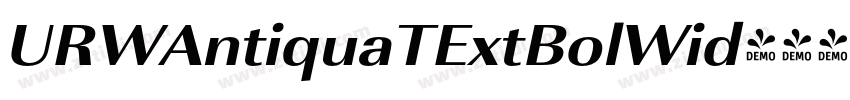 URWAntiquaTExtBolWid字体转换
