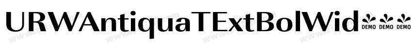 URWAntiquaTExtBolWid字体转换