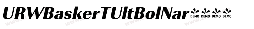 URWBaskerTUltBolNar字体转换