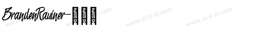 BrandenRauiner字体转换