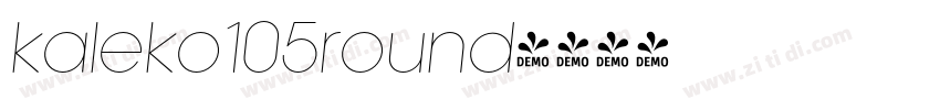 kaleko105round字体转换 kaleko105round字体转换