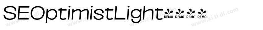 SEOptimistLight字体转换 SEOptimistLight字体转换