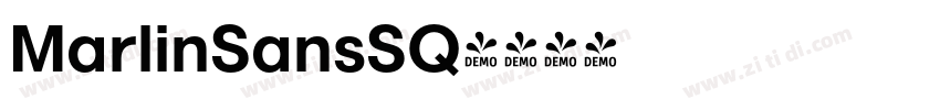 MarlinSansSQ字体转换