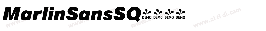MarlinSansSQ字体转换