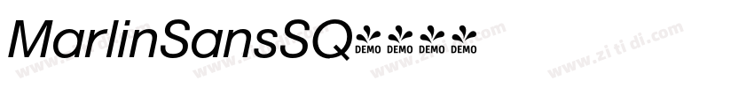 MarlinSansSQ字体转换