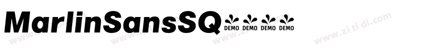 MarlinSansSQ字体转换