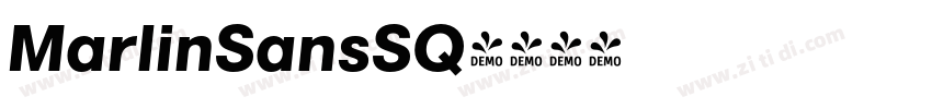 MarlinSansSQ字体转换