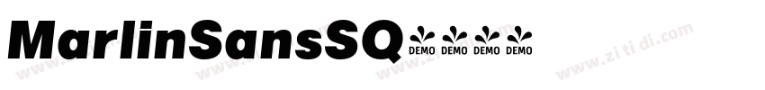 MarlinSansSQ字体转换