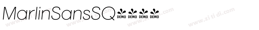 MarlinSansSQ字体转换