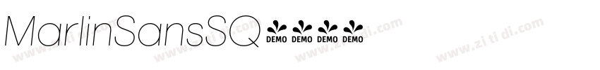 MarlinSansSQ字体转换