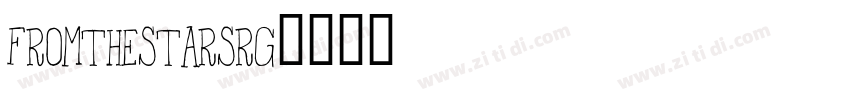 FromtheStarsRg字体转换
