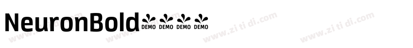 NeuronBold字体转换