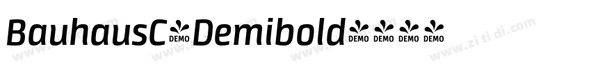 BauhausC-Demibold字体转换