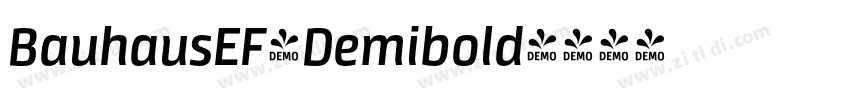 BauhausEF-Demibold字体转换 BauhausEF-Demibold字体转换